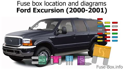 2001 ford excursion power distribution box|Ford excursion fuse diagram.